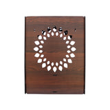 Designer Wooden Temple for Home with Spacious Shelf & Inbuilt Focus Lights - Decor Smart