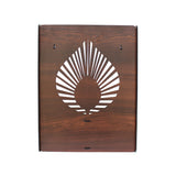 Luxurious Wooden Temple for Home with Spacious Shelf & Inbuilt Focus Lights - Decor Smart