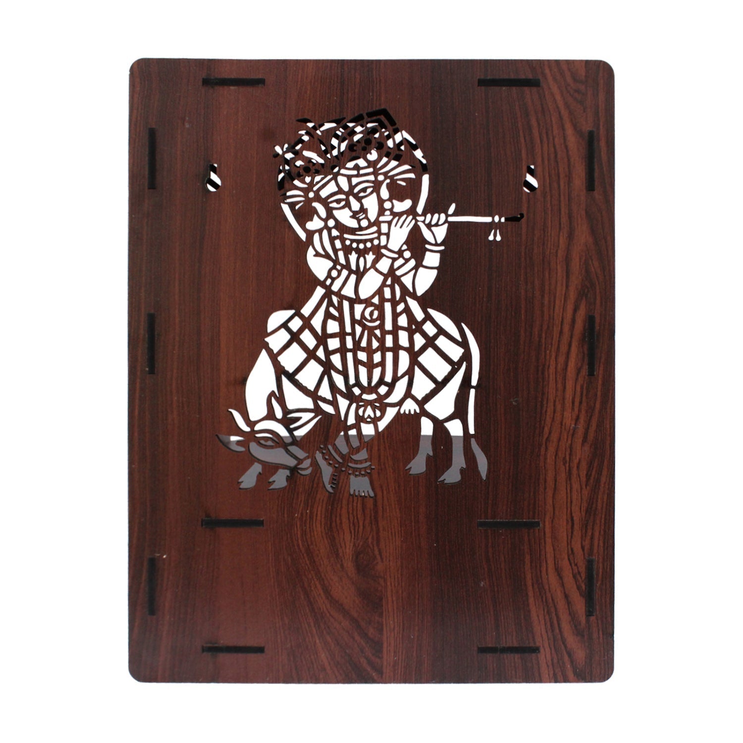 Beautiful Elegant Wooden Pooja Mandir for Home - Decor Smart